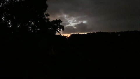 A drenched garden outdoors, making sweet pickles indoors!