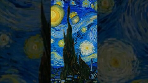 Starry Night Alien Invasion #shorts #short #art