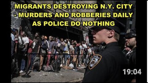 Exposing the migrant destruction in New York city - illegals paid and fed to destroy America