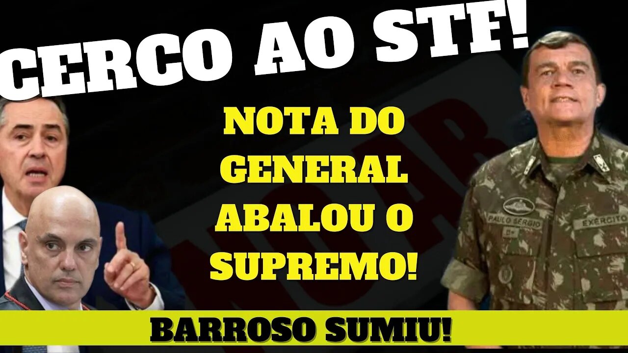 STF ESTÁ CERCADO E ISOLADO! INDULTO ESTÁ GARANTIDO - ELEIÇÕES AMEAÇADAS! #Exército #STF