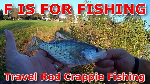 Travel Rod Crappie Fishing