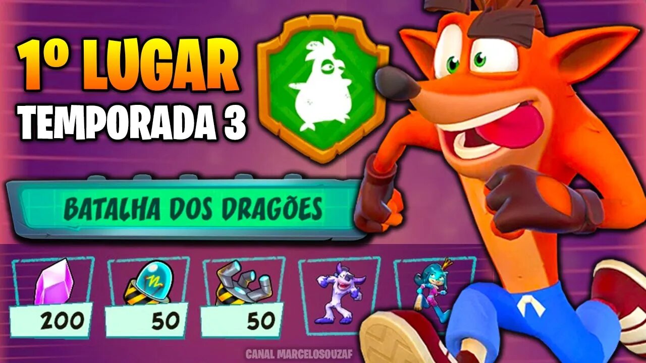 Prêmios da Temporada 3 do Crash On The Run