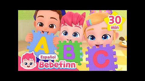 Canción del ABC y Más Canciones Infantiles | ¡Aprendamos el Abecedario! | Bebefinn en español