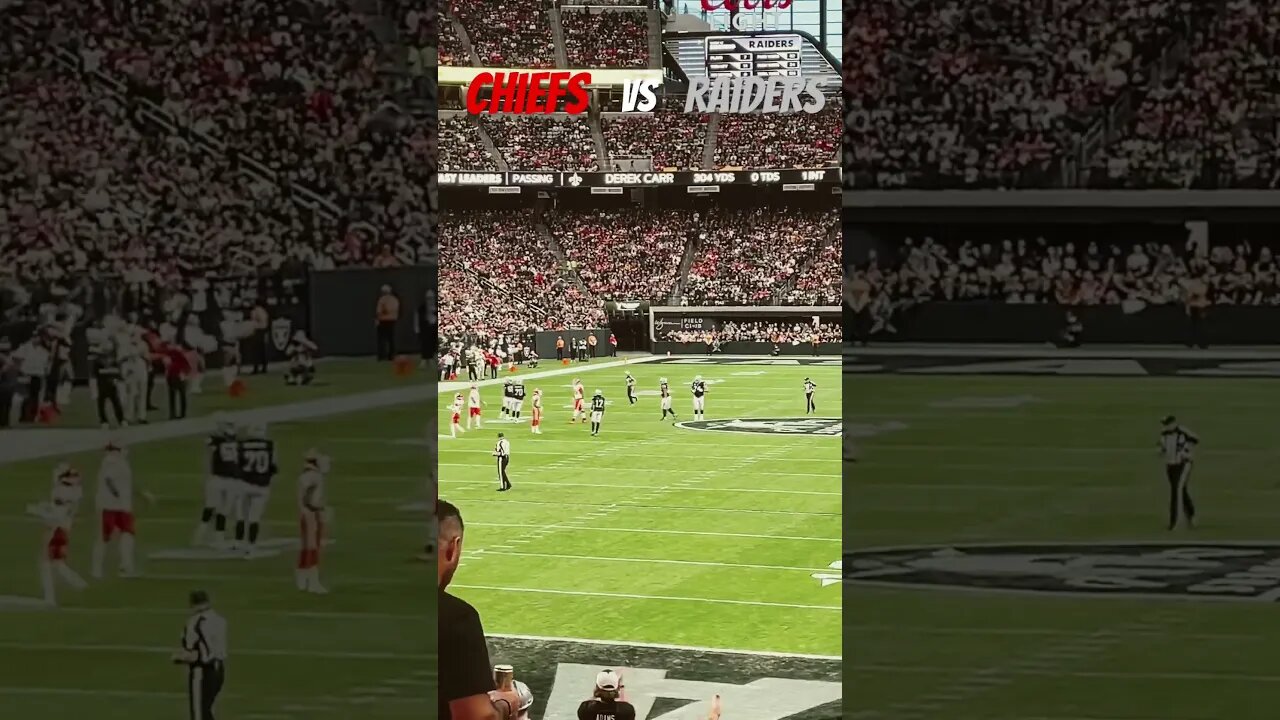 Raiders convert on 3rd down #shorts #chiefs #raiders #nfl