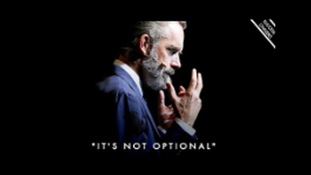 'IT'S NOT OPTIONAL!' (How To Set Your Life Up For Success) - Jordan Peterson Motivation