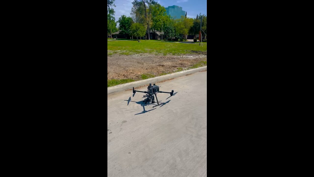 Dron listo para la próxima misión