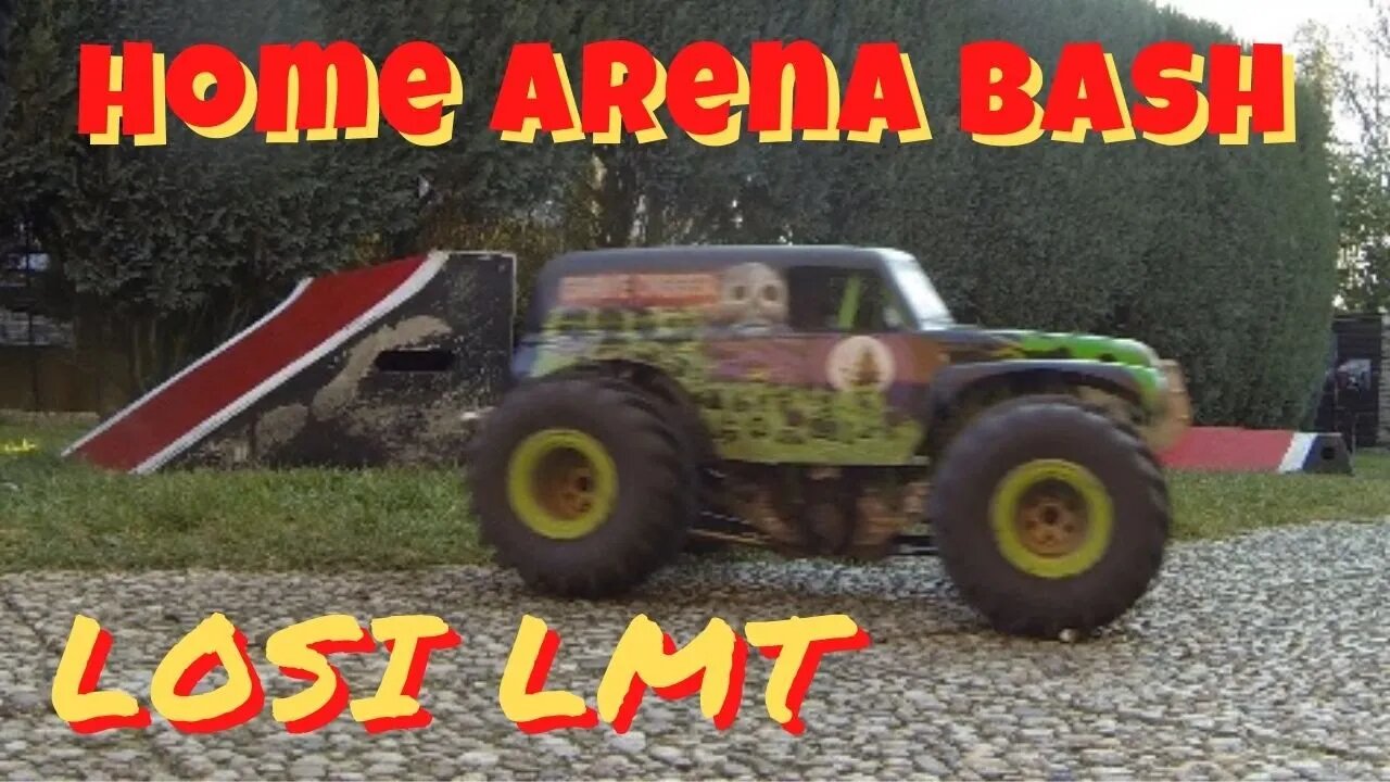 Losi LMT Grave Digger Homemade Arena Bash