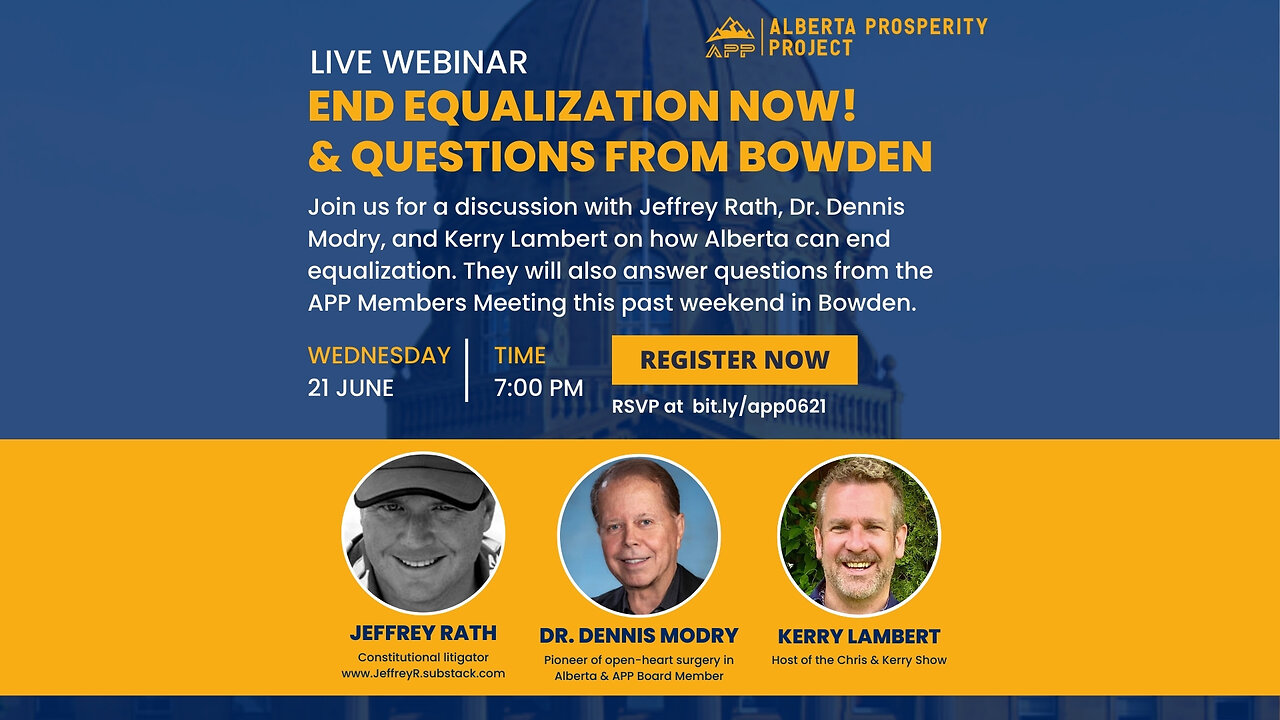 APP Webinar: End Equalization Now! A Plan of action & Questions From Bowden