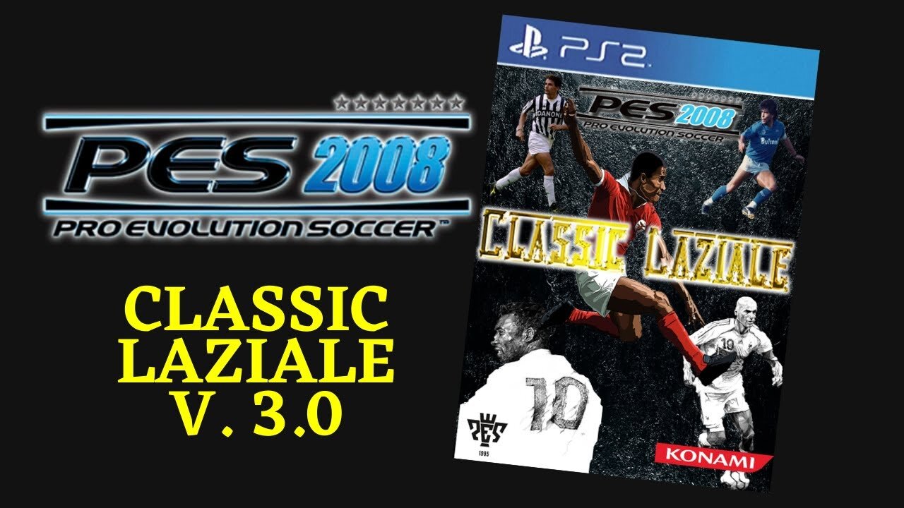 Classic Laziale v3.0 (Option File PES2008 - PS2)