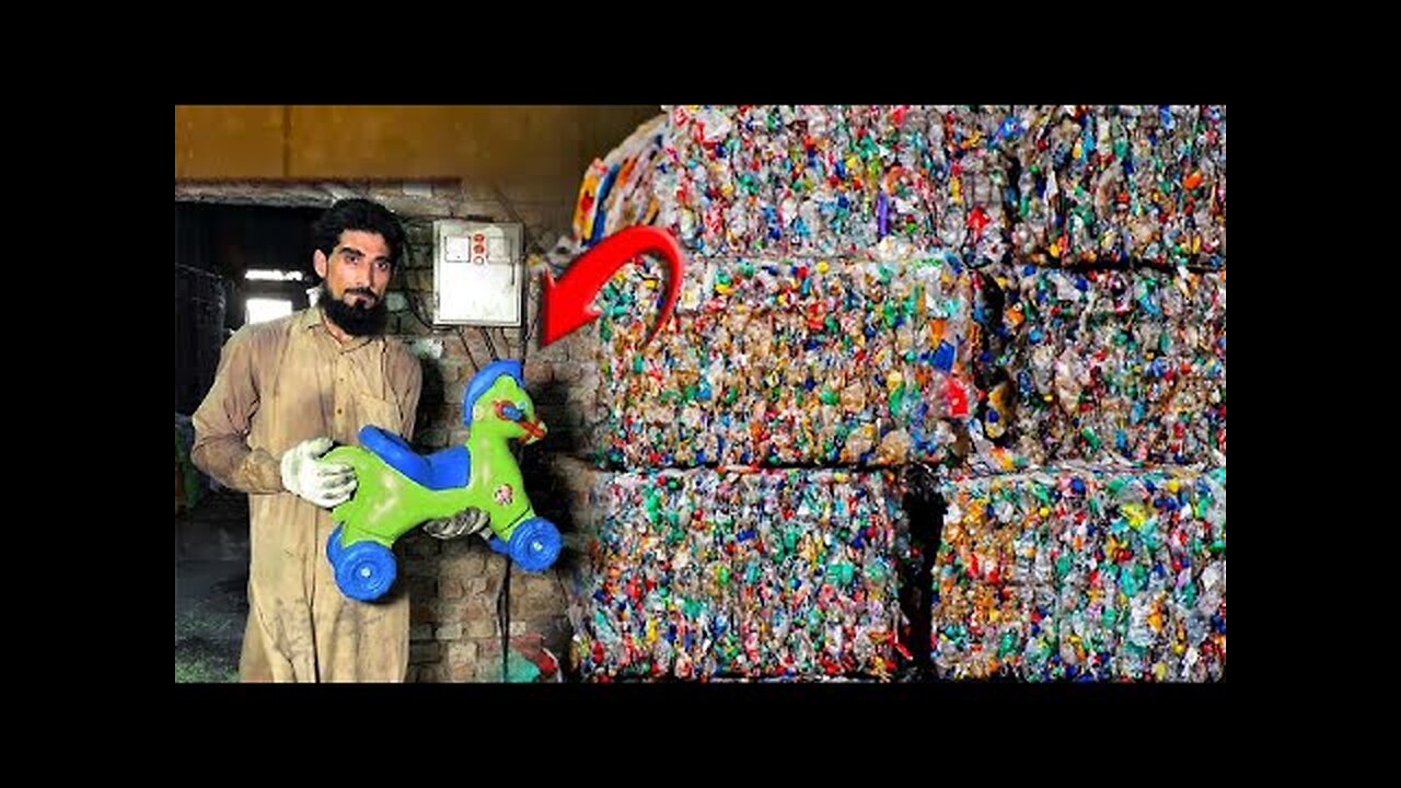 Waste plastic into kids toys