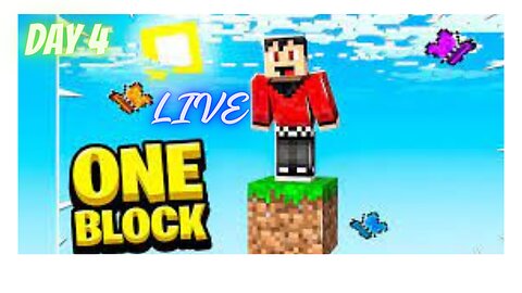 MINECRAFT ONE BLOCK #LIVE