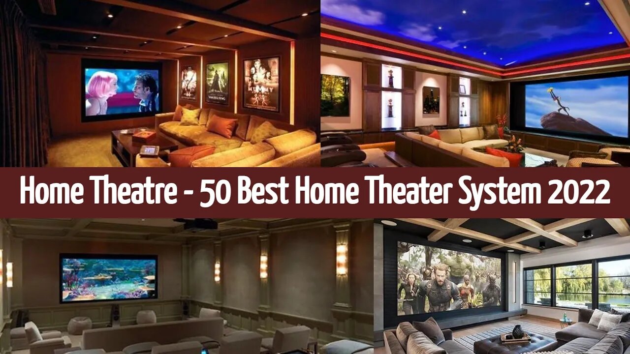 'Home Theatre' - 50 Best Home Theater System 2022 | 'Home Theatre Design Ideas 2022'