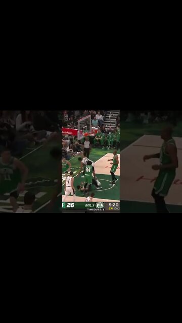 Giannis BULLDOZES the Celtics Defense!!😳#shorts