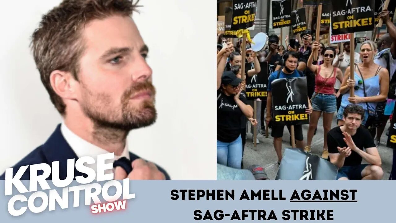 Stephen Amell AGAINST SAG AFTRA Strike