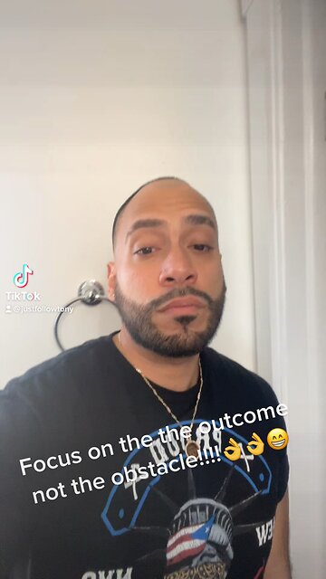 Focus on the outcome, not the obstacle! 👌😎