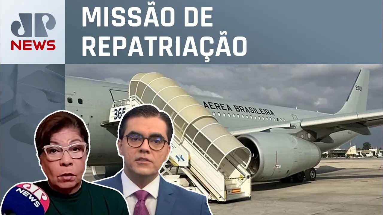 Governo envia mais um avião para resgatar brasileiros em Israel; Vilela e Kramer analisam