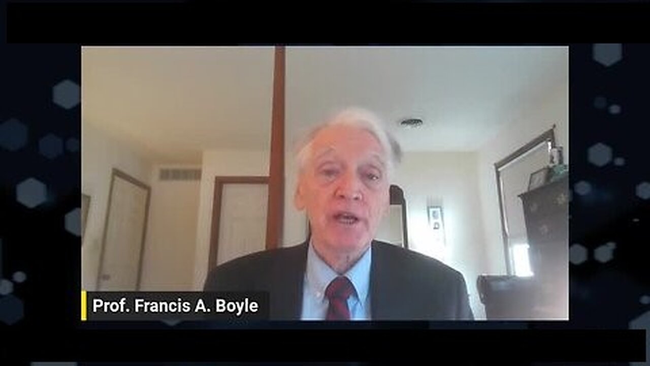 Professor Lawyer Francis Boyle The Terrifying Biological weapons & covid jabs violation Nuremberg and accountable for crime against humanity