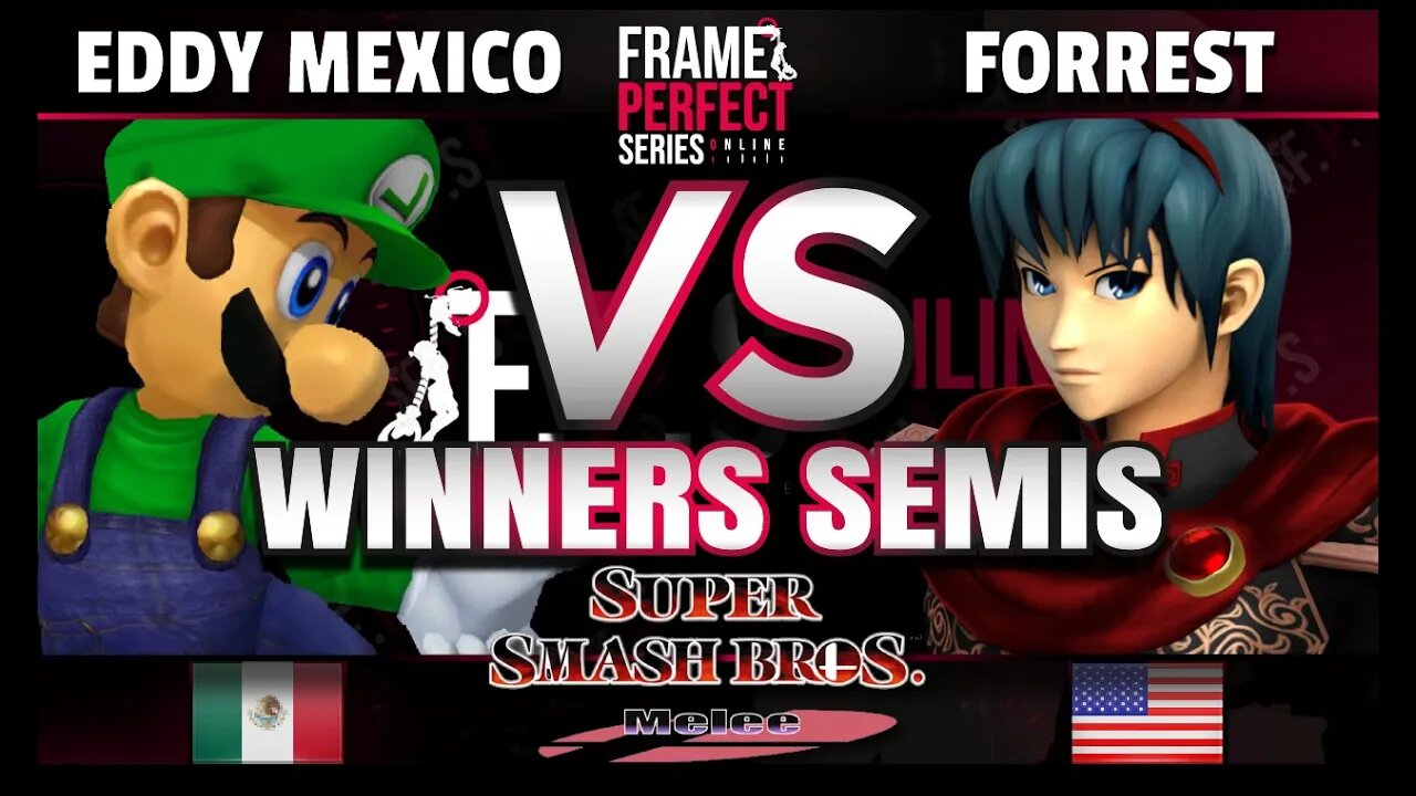 FPS6 Online - CG | Eddy Mexico (Luigi) vs. Forrest (Marth) - Super Smash Bros. Melee Winners Semis