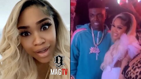 Kodak Black's Preggo "GF" Nae Claps Trolls Criticizing Her Gender Reveal! 😠