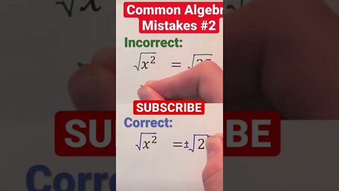 SQUARE ROOT EQUATION ALGEBRA