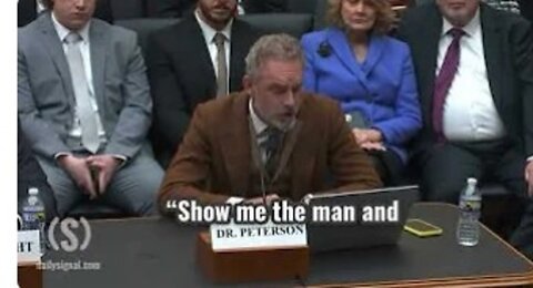 WATCH: Jordan Peterson’s Full Testimony Before Congress