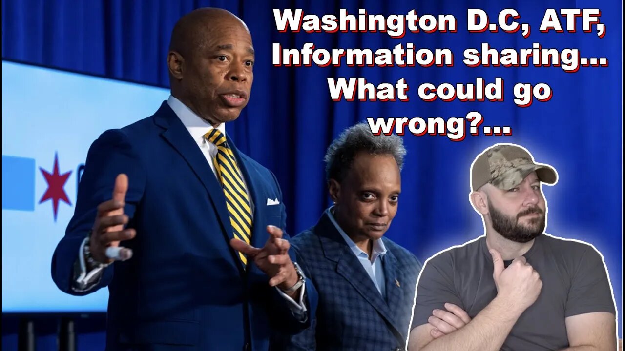 Mayor Adams takes Gun Control National... wants "Information sharing, ATF, and Washington D.C."