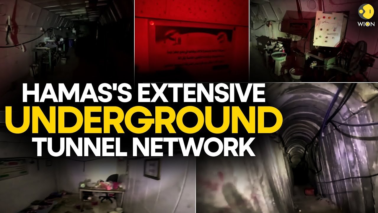 Israeli military releases video showing Hamas extensive underground tunnel network in Gaza