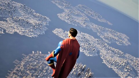 Amazing Superman all cities of unreal engine 5 RTX 3080⁴ᴷ