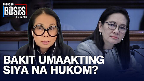 Bakit umaakting si Hontiveros na hukom para gipitin si Pastor Apollo? —Maharlika