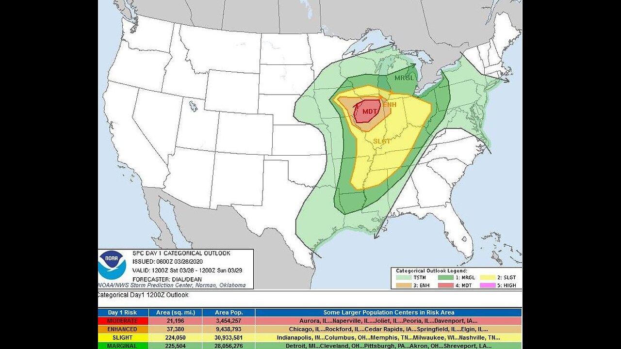 Path of Destruction: Deadly Storms and Tornadoes from Georgia to Illinois