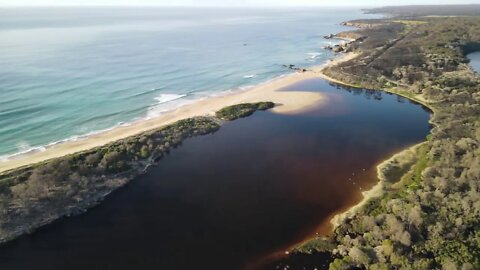 Betka River and Beach 13th October 2020 raw footage 4k 60fps