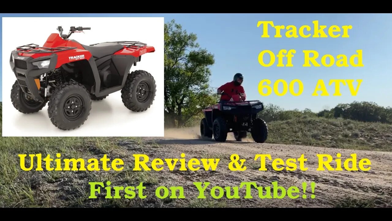 2022 Tracker Off Road 600 ATV - First Review/Test on YouTube