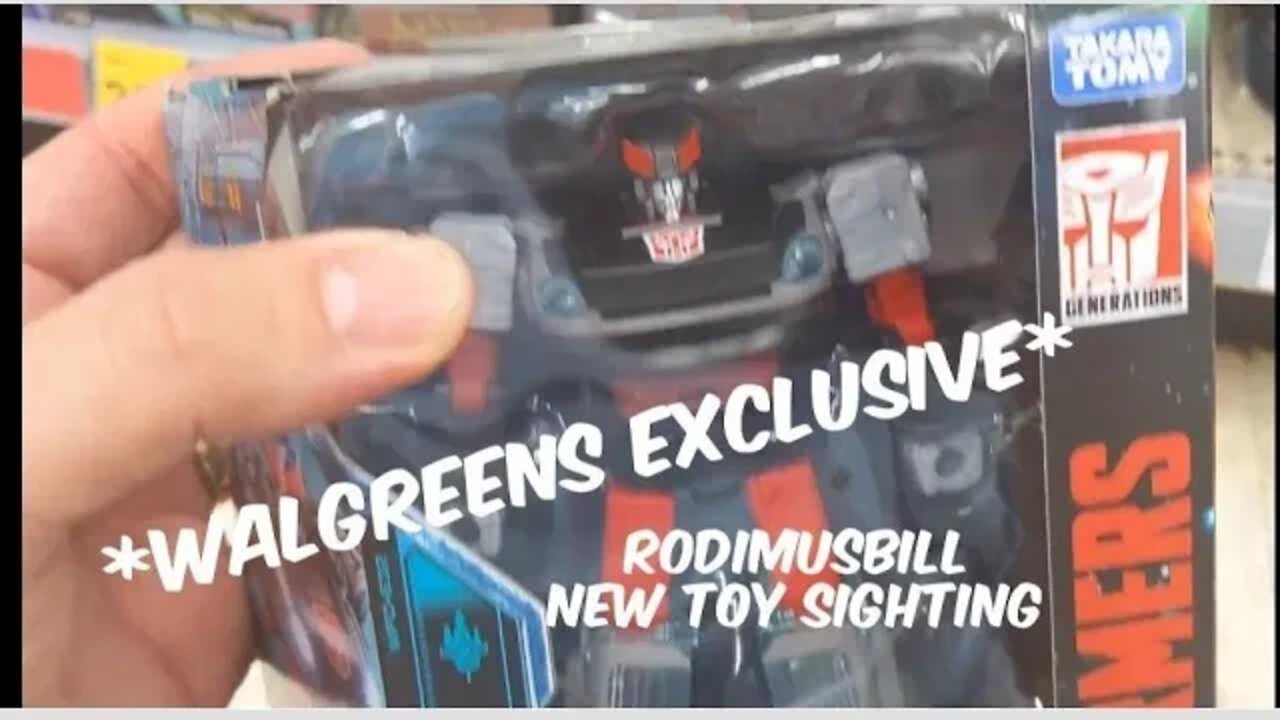 Earthrise BLUESTREAK Walgreens Exclusive Deluxe Transformers WFC *Rodimusbill New Toy Sighting*