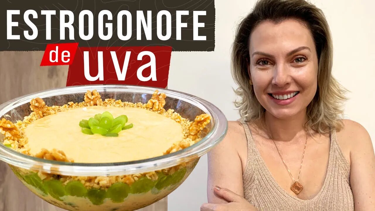 ESTROGONOFE DE UVA - ESSA RECEITA VAI SER SUCESSO NO ANO NOVO