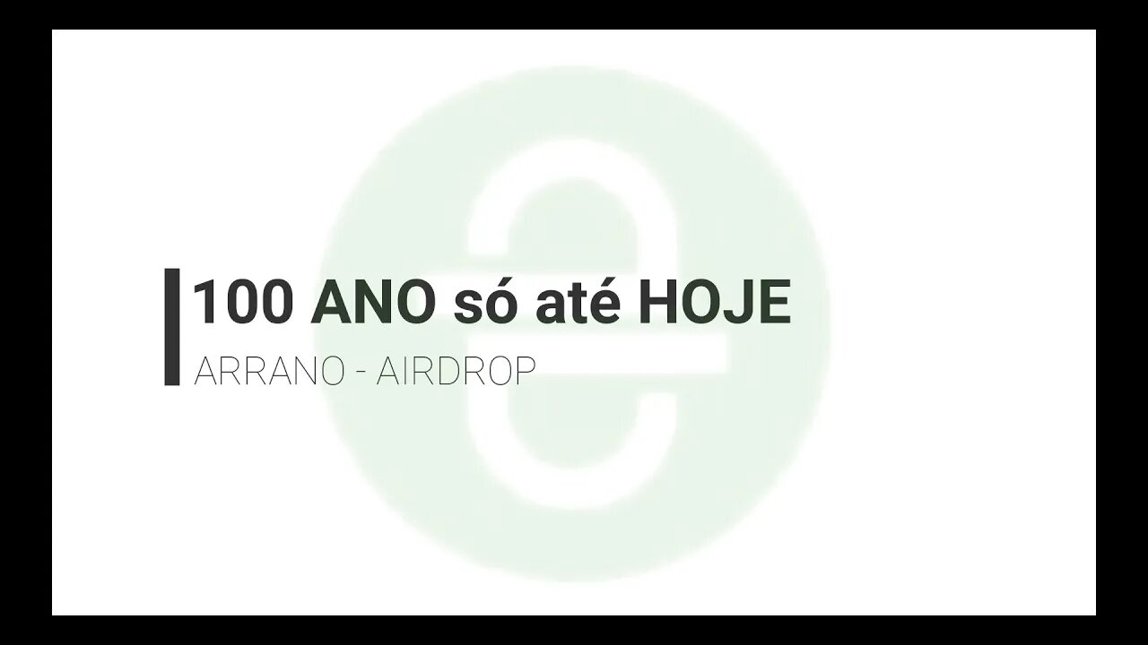 Airdrop - Arrano - Ainda está pagando, corre, a troca será no dia do lançamento do aplicativo