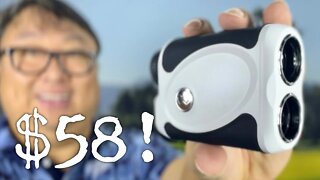 Incredible $58 Laser Golf Rangefinder