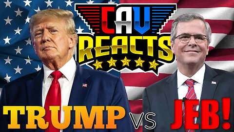 TRUMP vs JEB! | Round 1 | CAV REACTS