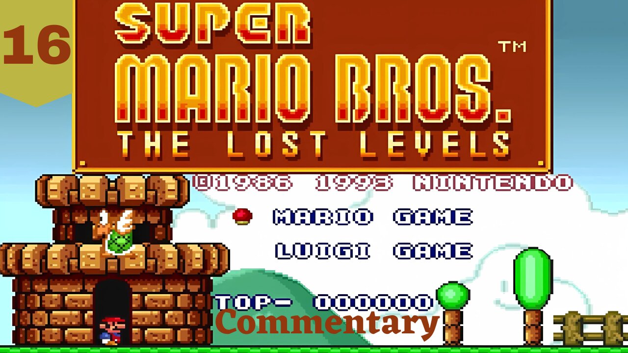 Stuck on Another Hard Level - Super Mario Bros. The Lost Levels Part 16