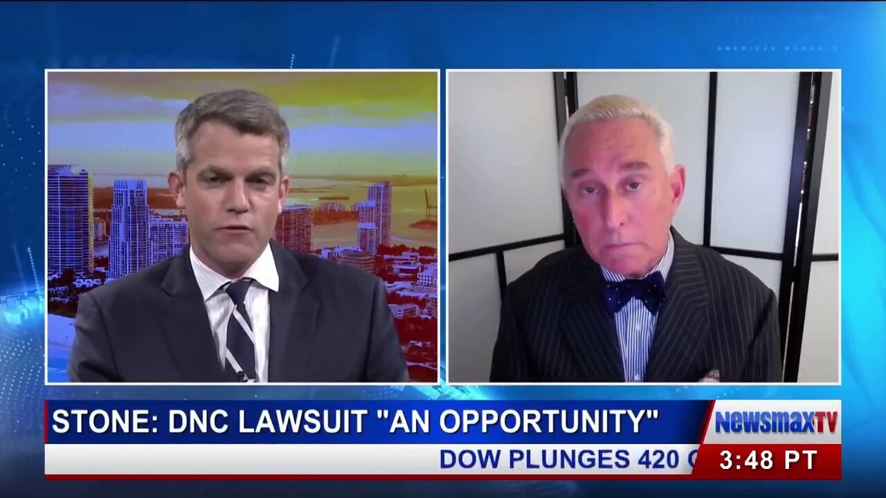 Roger Stone discusses the DNC hacks with John Bachman
