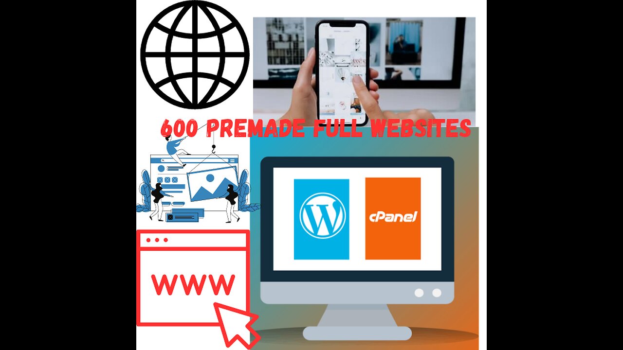 600 Premade Full Websites Ready To Upload informationProduct Page