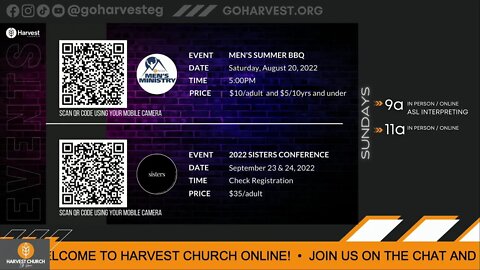 HARVEST CHURCH Elk Grove LIVE @ 9AM