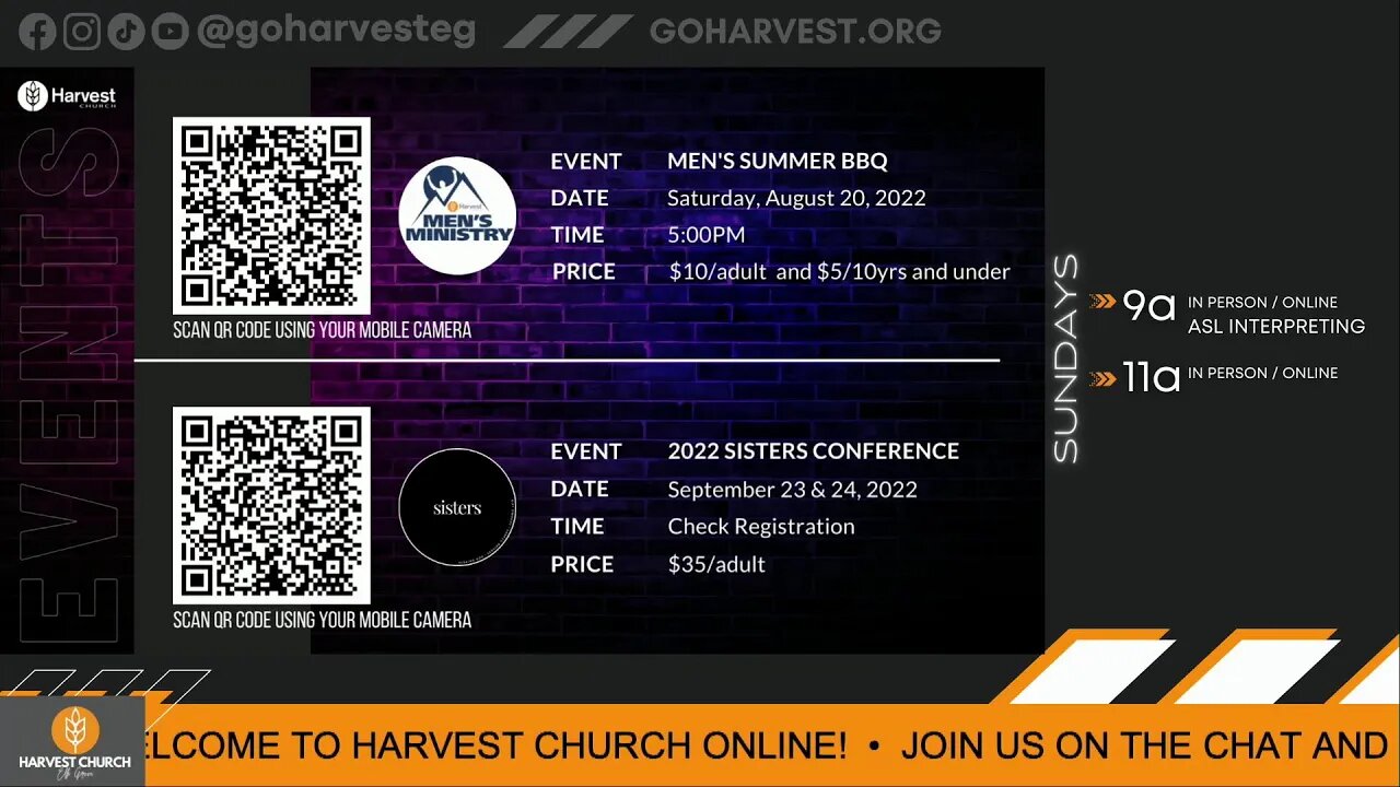 HARVEST CHURCH Elk Grove LIVE @ 9AM