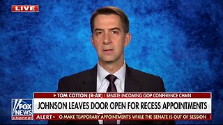 Sen Tom Cotton: The Left Hasn't Learned Anything From The Past 8 Years