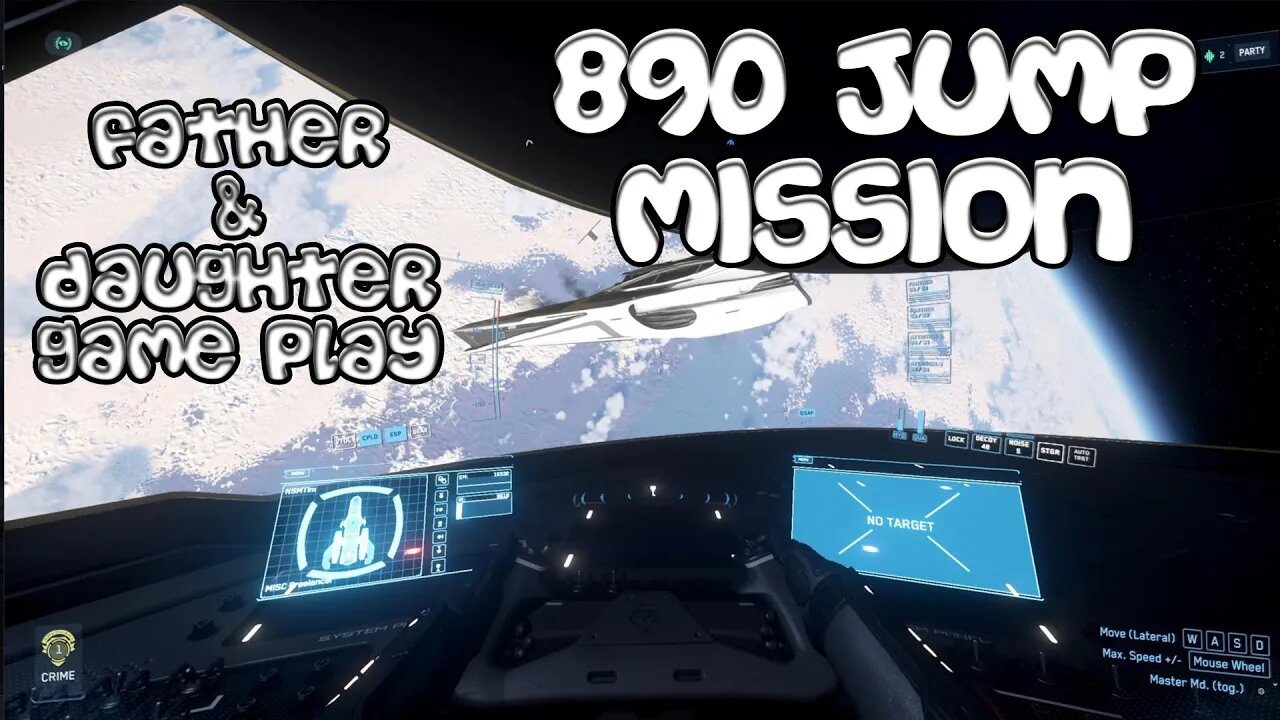 Star Citizen - Saving the 890 Jump - Father / Daughter to the rescue