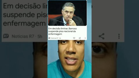 Agora! Barroso suspende piso da enfermagem.