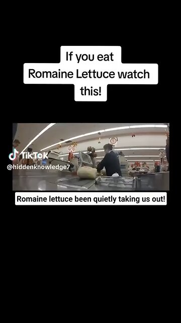 DO NOT EAT ROMAIN LETTUCE FROM CALIFORNIA, ANOTHER ECOLI BREAKOUT.