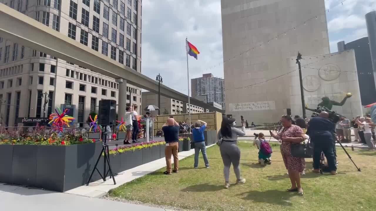 City of Detroit marks Pride Month with rising of flag