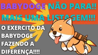 #babydoge mais uma corretora listando - 142