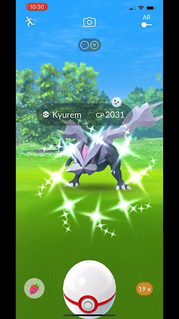 Pokémon go - Shiny Kyurem catch