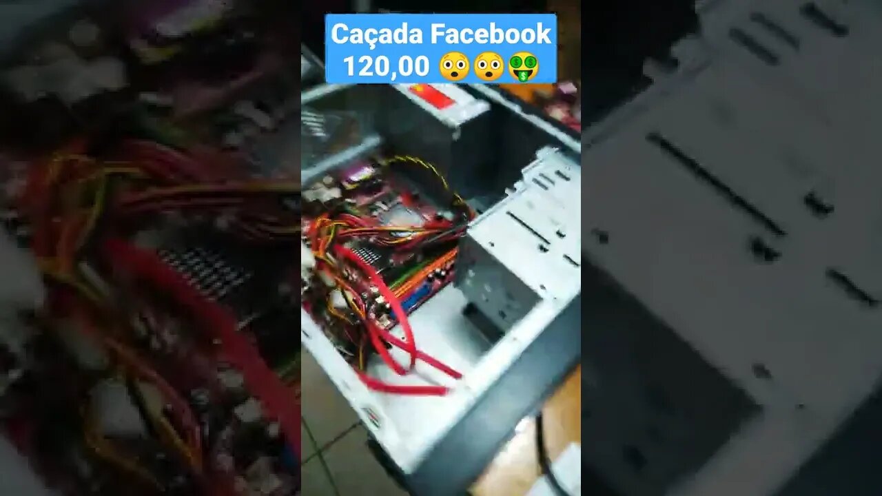 Próximo vídeo canal. PC positivo caçada no face 120,00. Lucro ou preju?